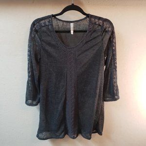 Mororeno Black Tunic Sheer